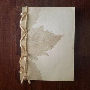 Hand-made Journal with Natural Fiber Paper